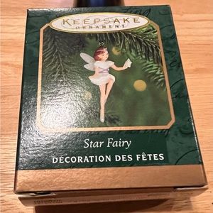 Star Fairy`2000`Miniature-Star Fairy,Hallmark Ornament
